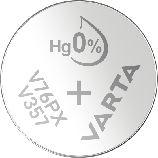 V76PX/SR44 hopeinen nappiparisto - 1 kpl Toissijaiskuva