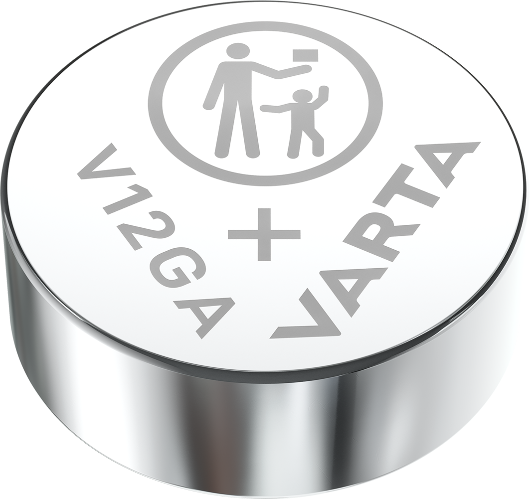 V12GA/LR43 alkaliparisto - 2 kpl Toissijaiskuva