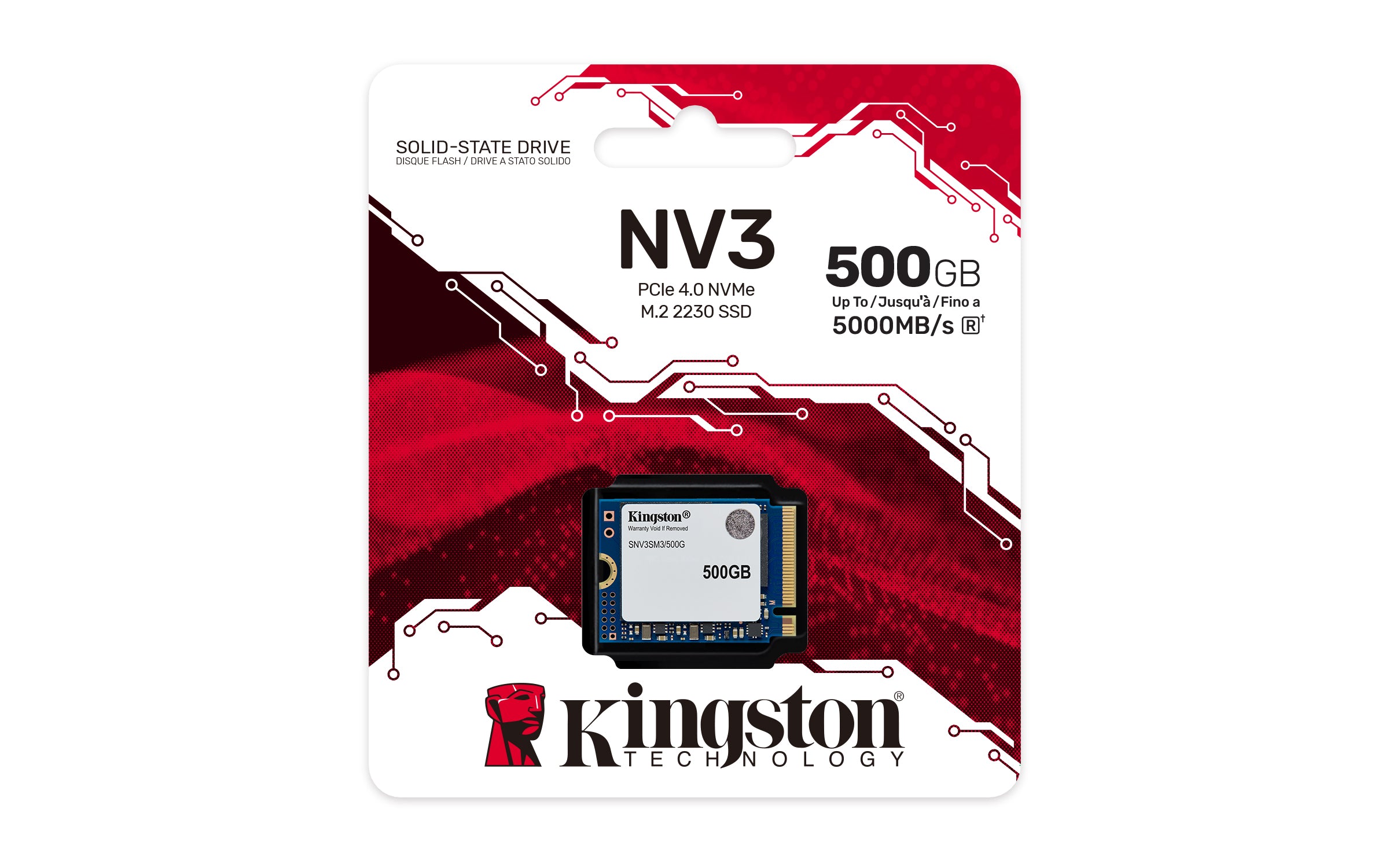 500G NV3 M.2 2230 PCIe 4.0 NVMe SSD Toissijaiskuva