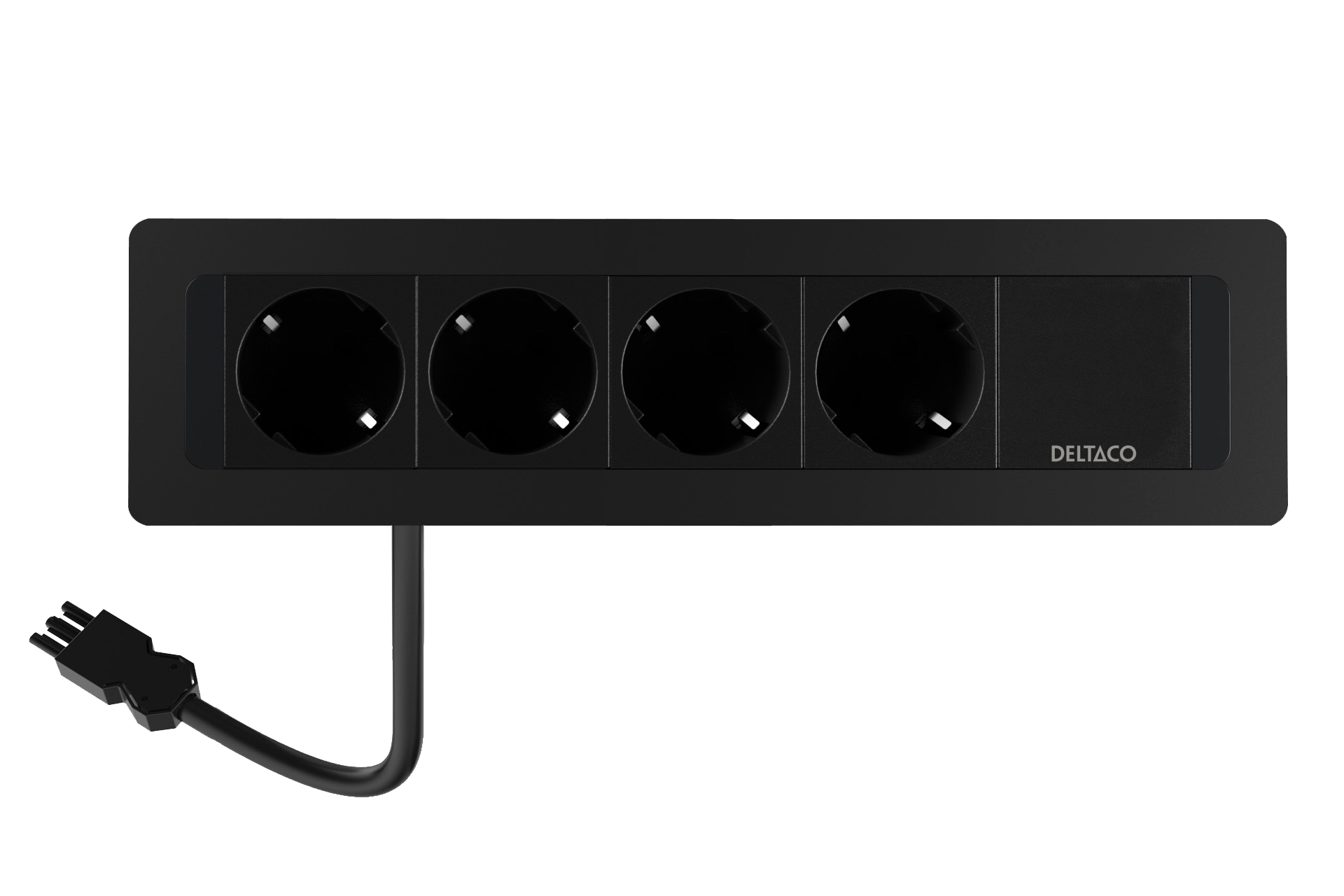 Pöytään upotettava virtapaneeli, 4 pistorasiaa, GST18-liitäntä, ketjutus Toissijaiskuva