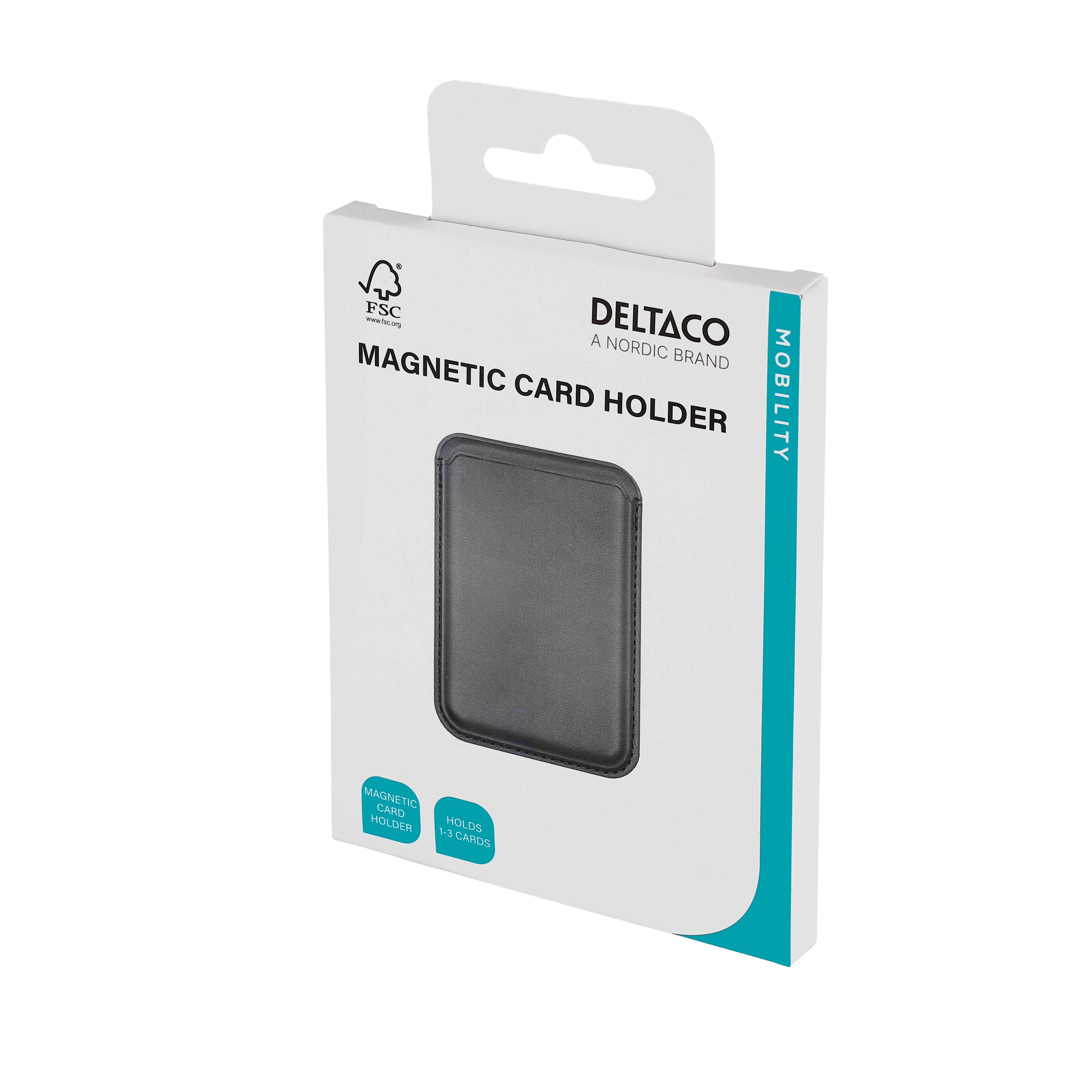 Magneettinen korttipidike, sopii MagSafeen, musta Toissijaiskuva