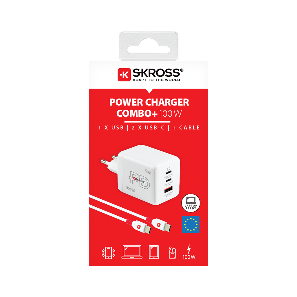 Power Charger 100W GaN Combo+ EU Toissijaiskuva