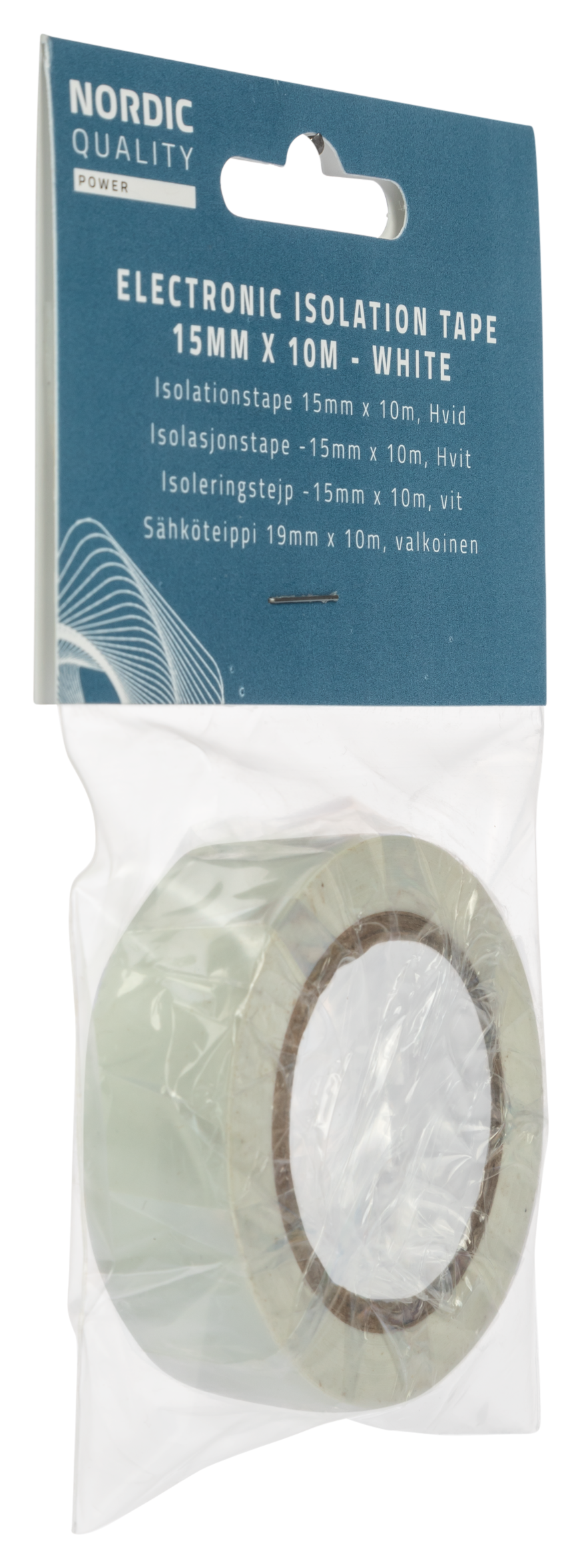 Eristysteippi, 0,13 x 18mm, 10m, valkoinen Toissijaiskuva