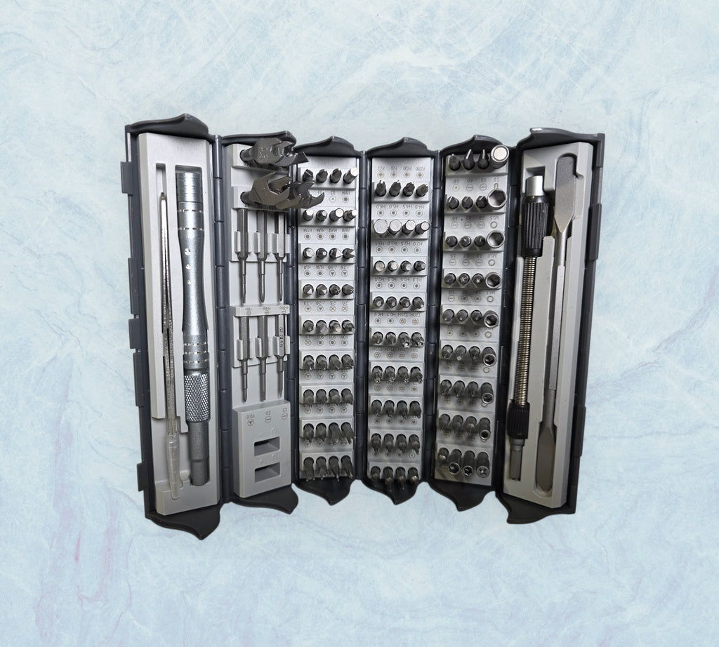 Rohju Precision 128-osainen Tarkkuustyökalusarja (Joustavalla varrella)