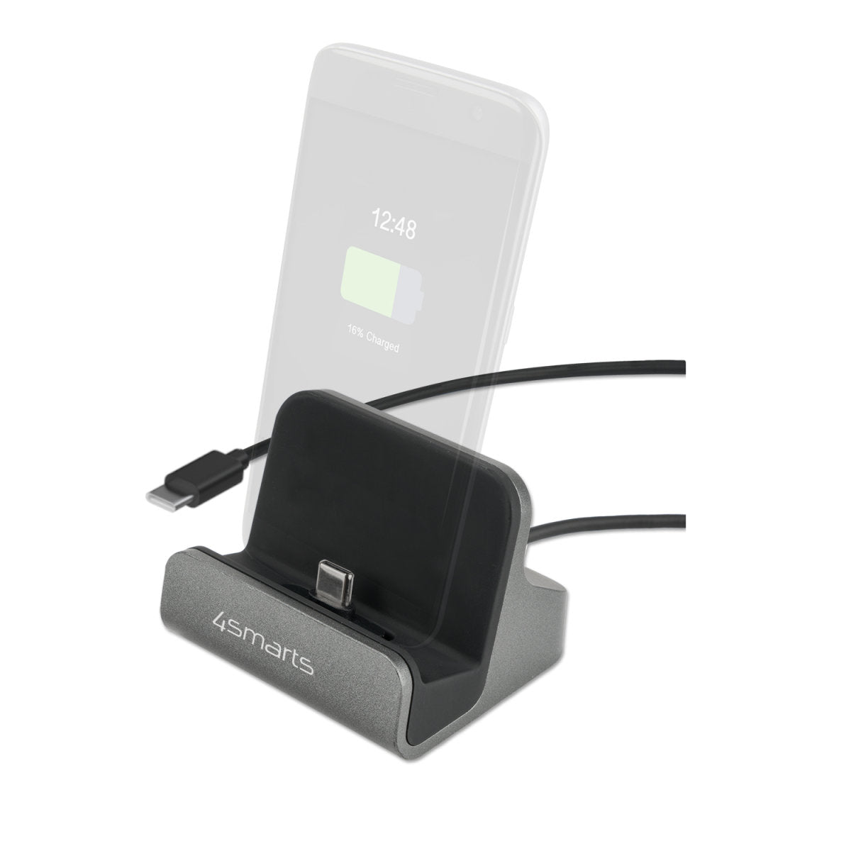 Charging Station VoltDock, USB-C 60W, grey Toissijaiskuva