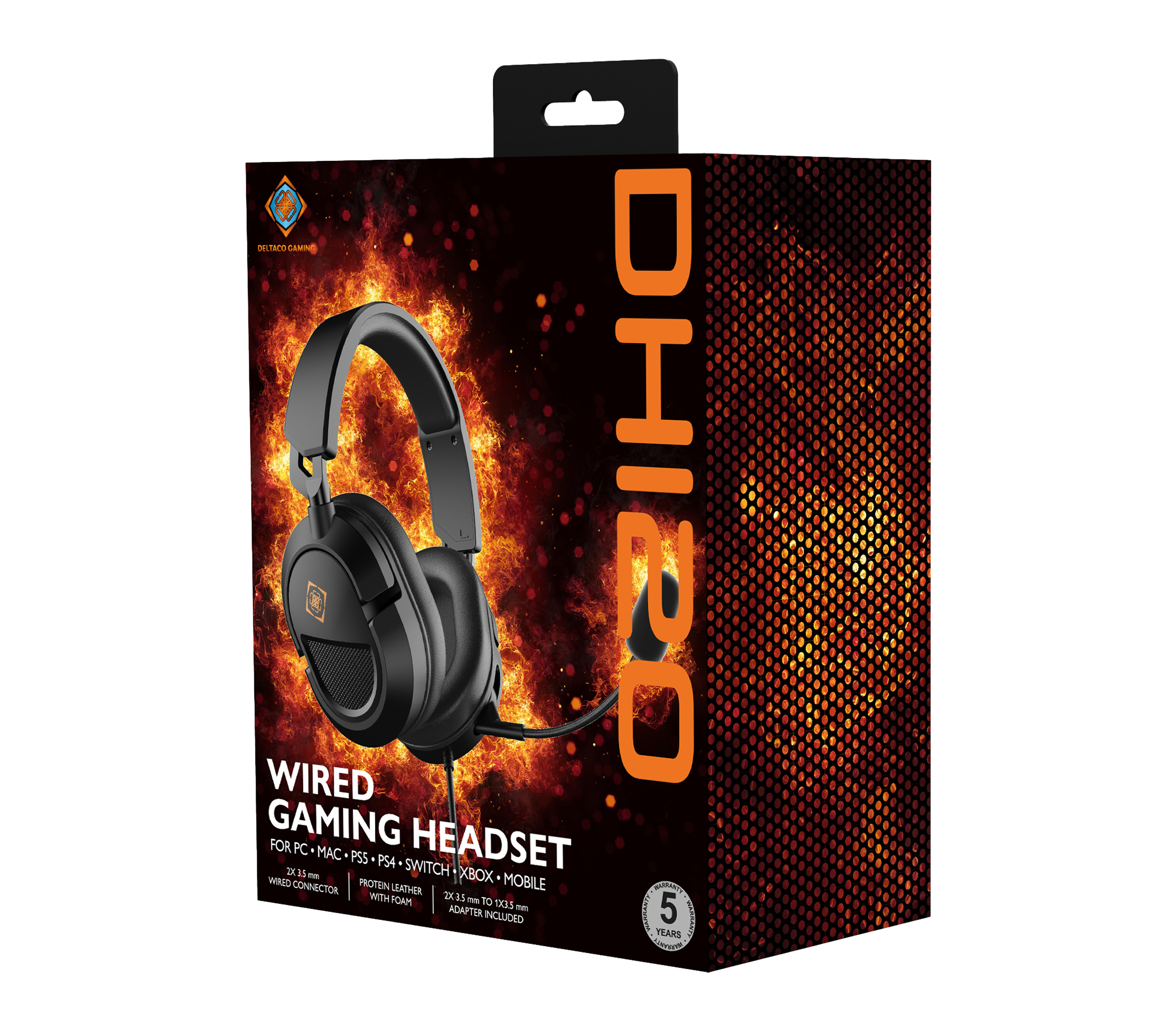 DH120 Stereo PC Gaming Headset Toissijaiskuva