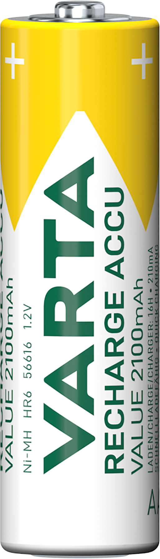 Ladattava akkuarvo AA 2100mAh 4 kpl Toissijaiskuva