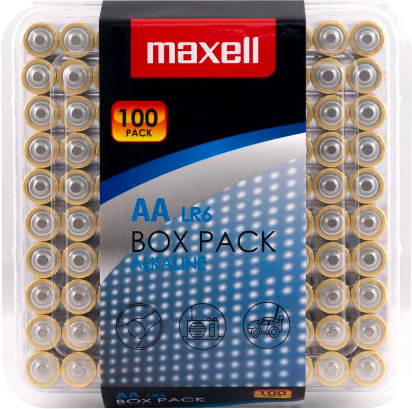 Maxell Box Pack, LR06-/AA-paristoja, alkalisia, 1,5V, 10kpl Toissijaiskuva
