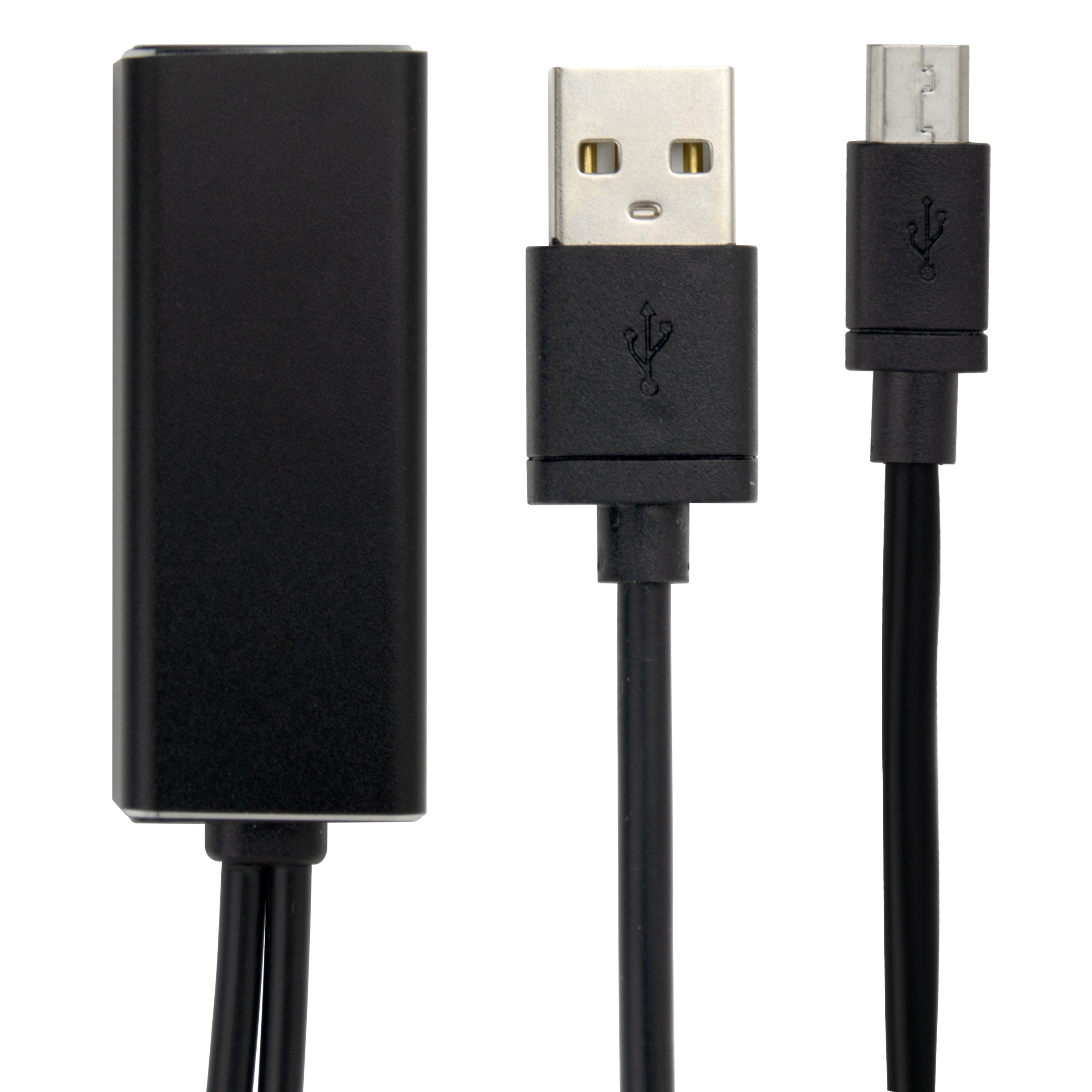 Ethernet-sovitin mediatoistimia varten, USB, RJ45, musta Toissijaiskuva