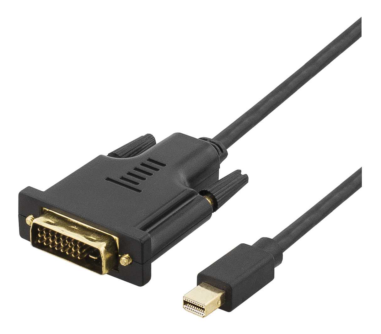 Mini DisplayPort - DVI-D Single Link monitorikaapeli, 2m, must Toissijaiskuva