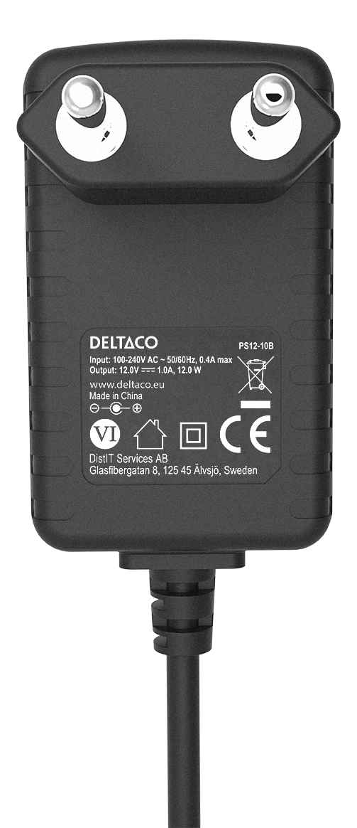 Virtalähde 12 V DC / 1 A, musta Toissijaiskuva