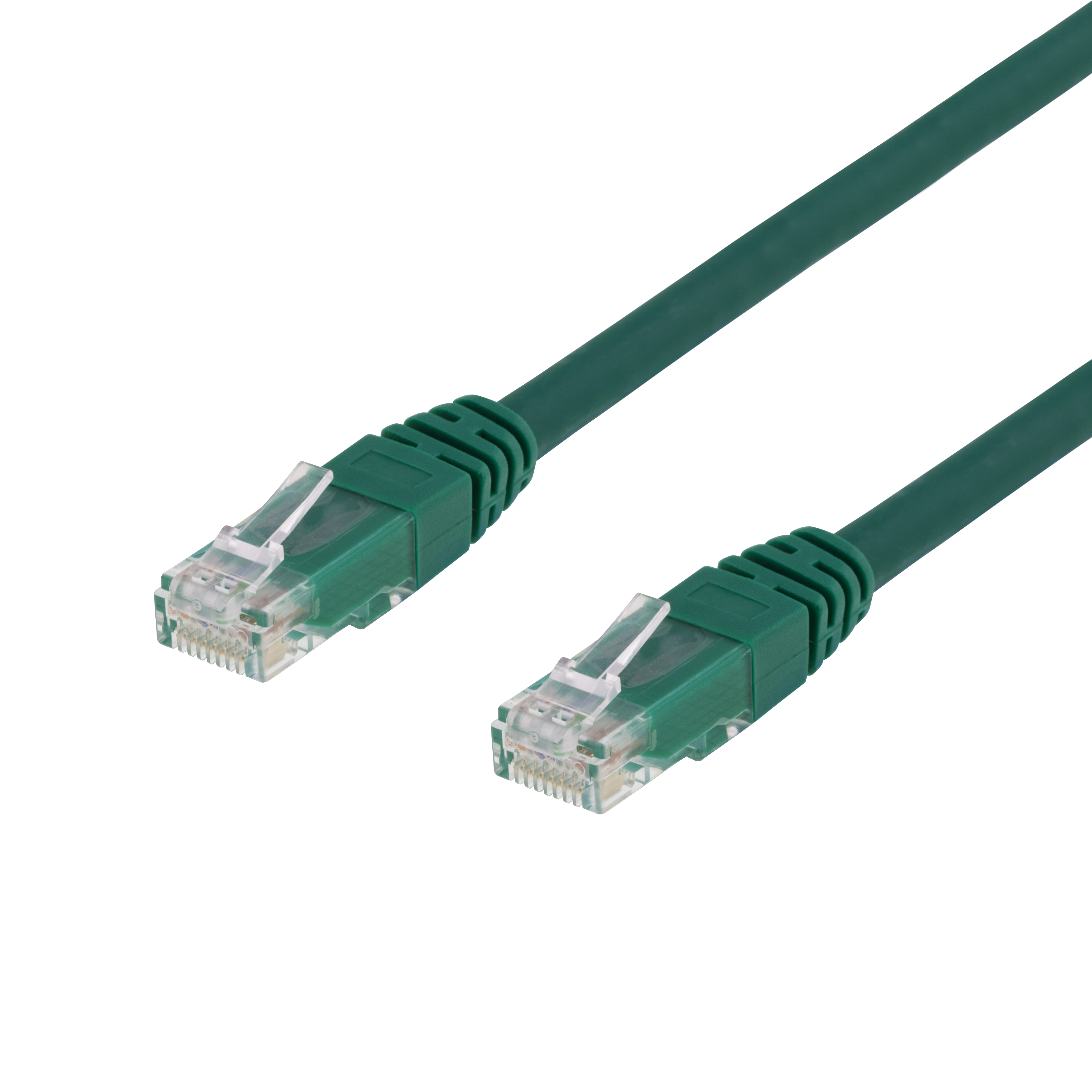 U/UTP Cat6 laitekaapeli, LSZH, 0,5m, vihreä Toissijaiskuva