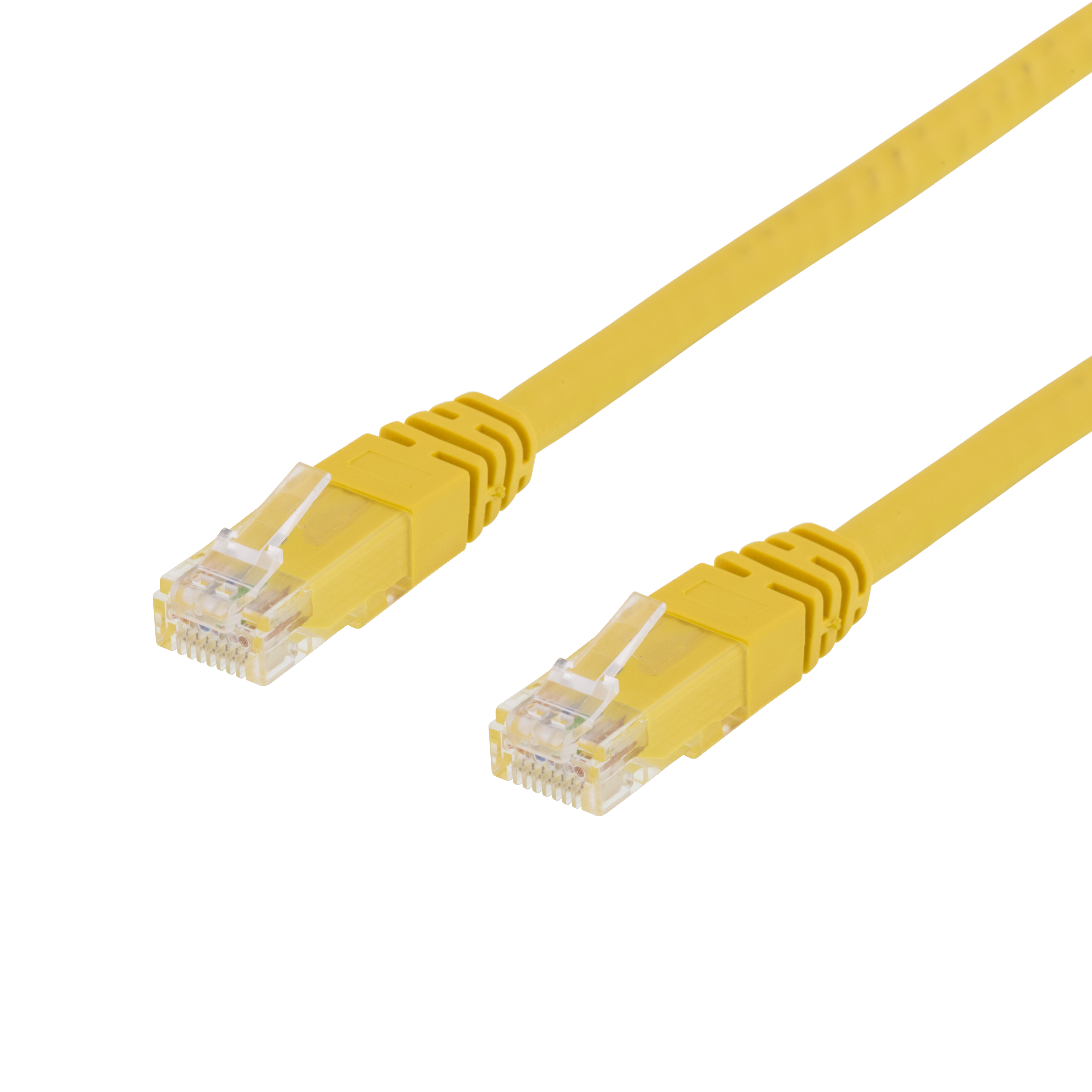 U/UTP Cat6 laitekaapeli, 0,5m, Delta-sertif., LSZH, keltainen Toissijaiskuva