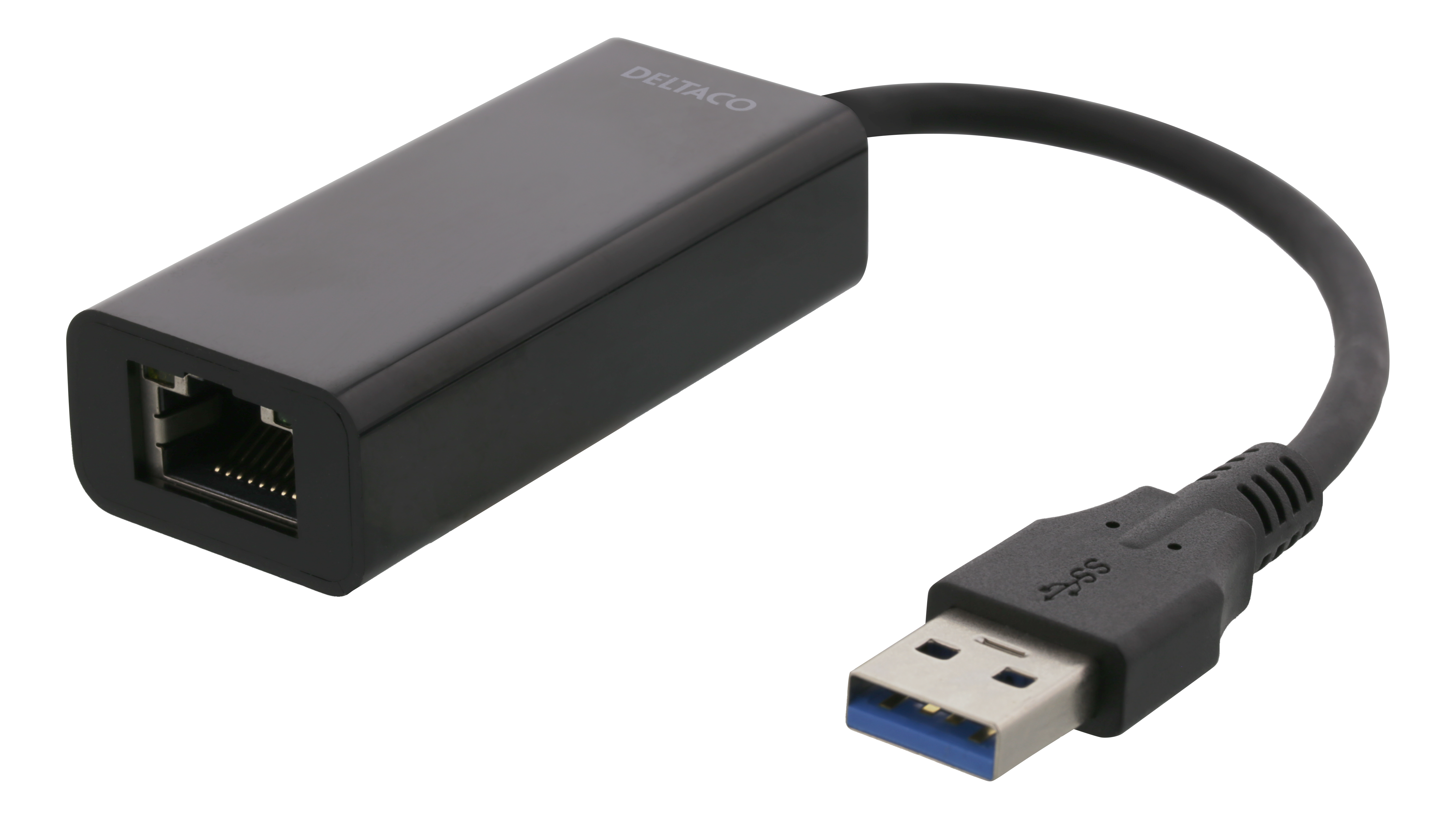 USB 3.0 verkkosovitin, gigabit, 1xRJ45, musta Toissijaiskuva