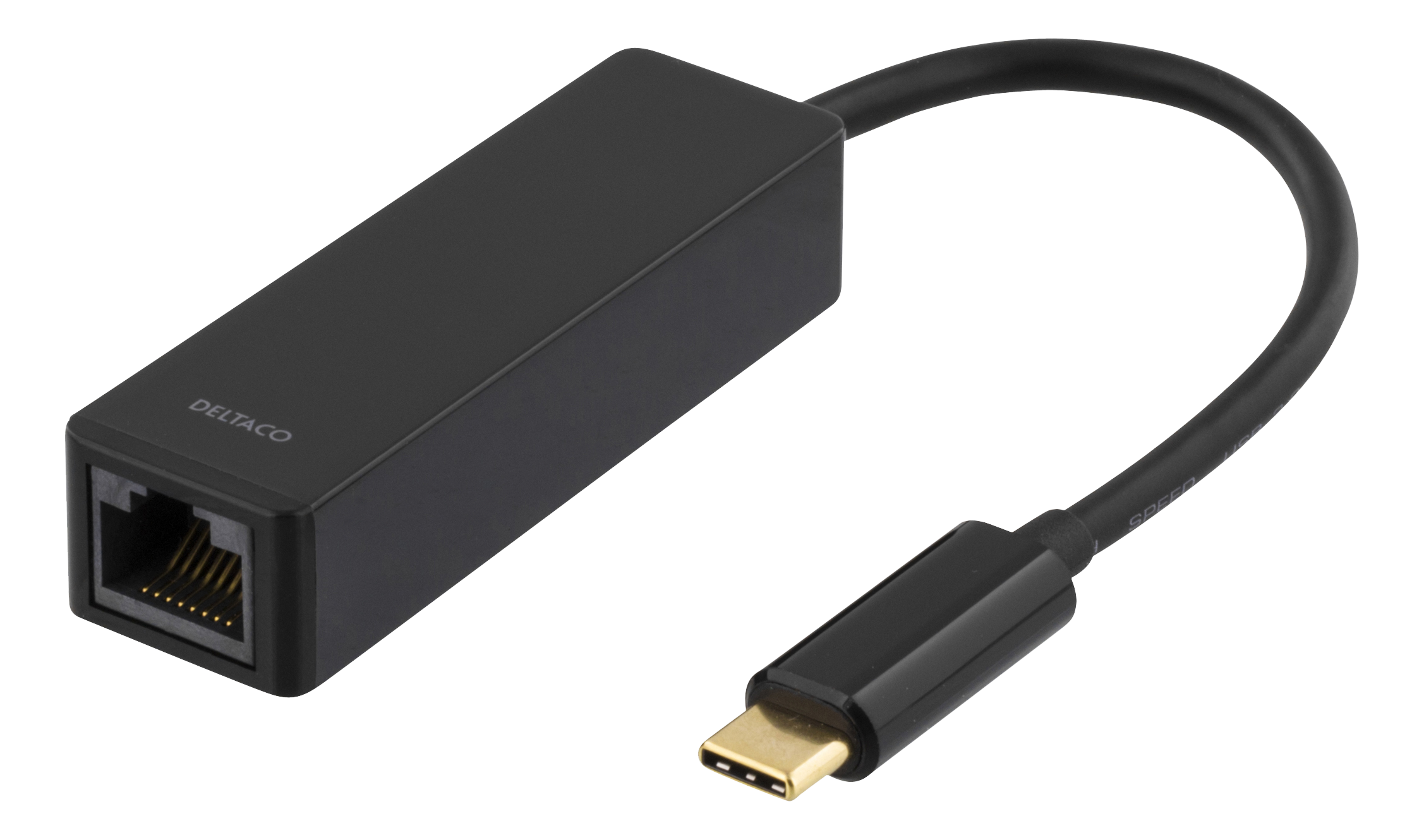 USB 3.1 -verkkosovitin, Gigabit, 1xRJ45, USB Type C, musta Toissijaiskuva