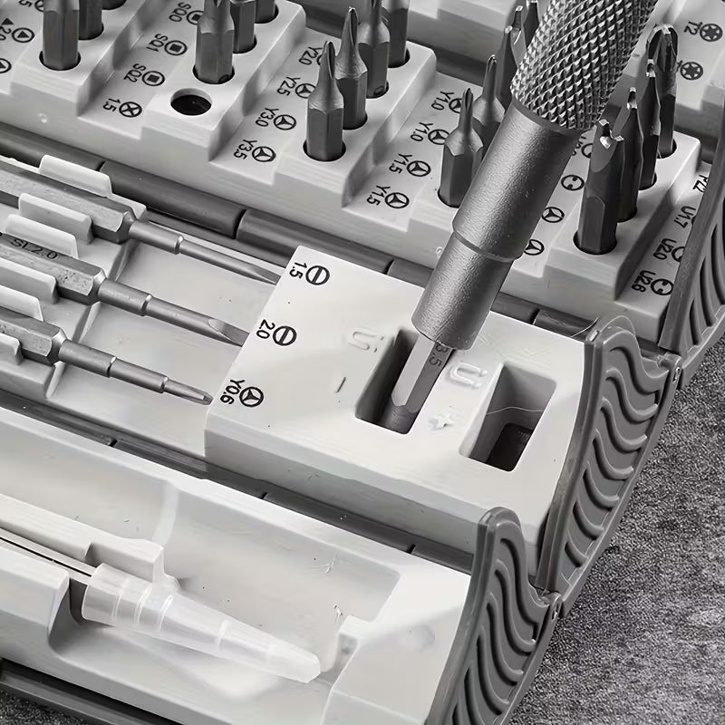 Rohju Precision 128-osainen Tarkkuustyökalusarja (Joustavalla varrella)