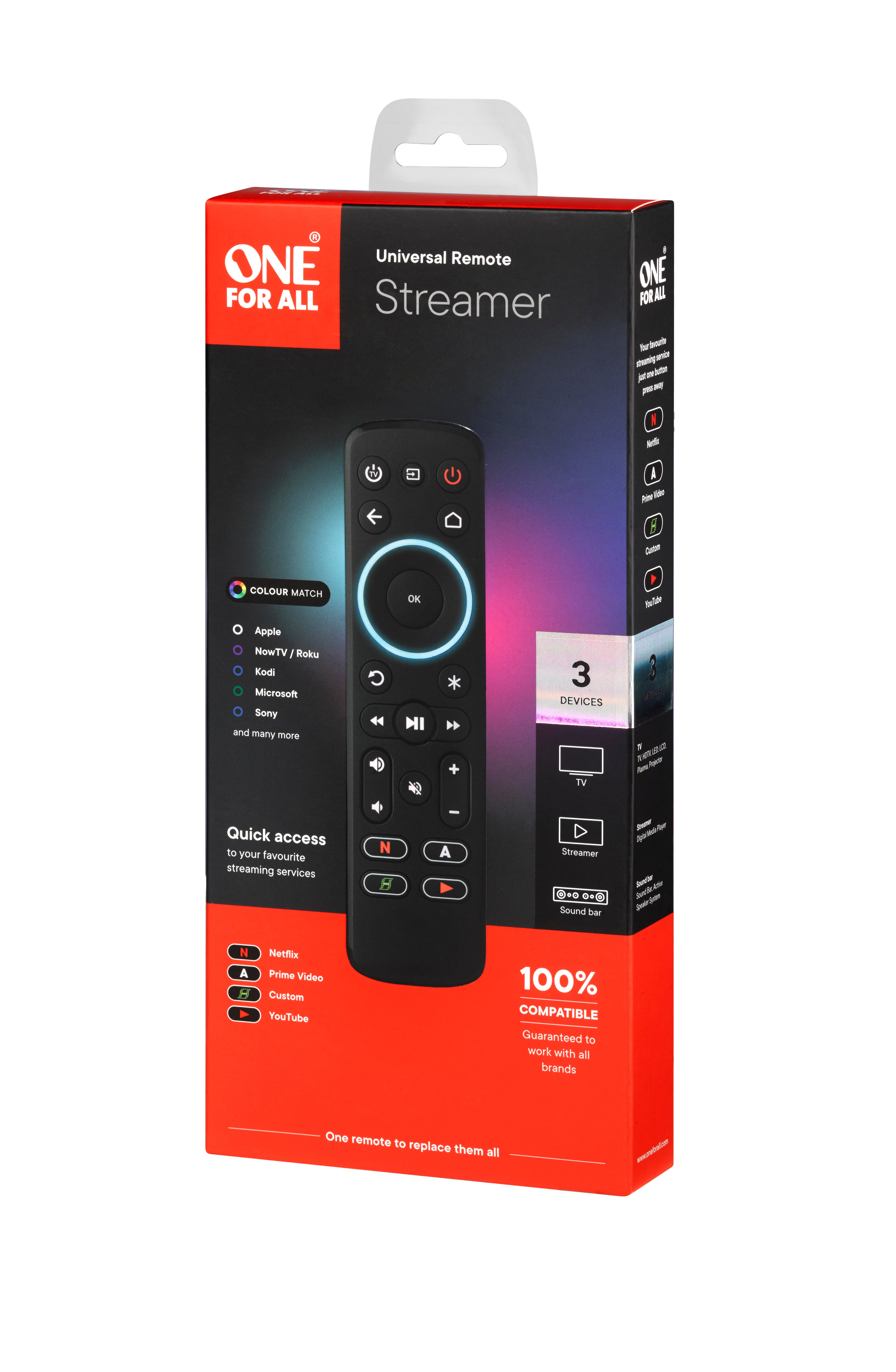 URC 7935 Streamer-kaukosäädin Toissijaiskuva